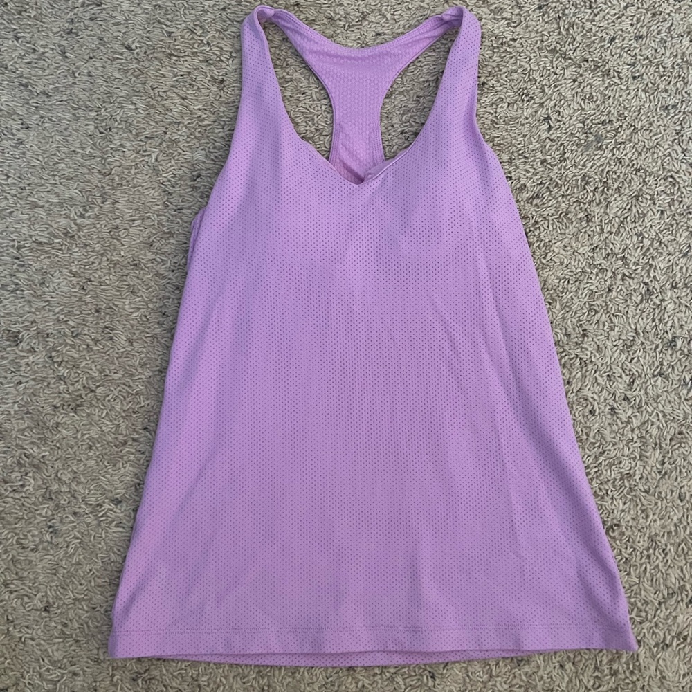 Lorna Jane Fitted Mesh Tank with pads